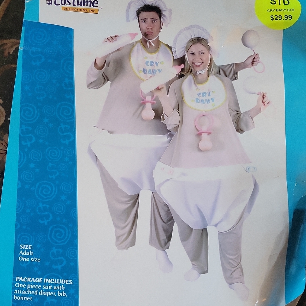 Cry Baby Costume - Tan and White